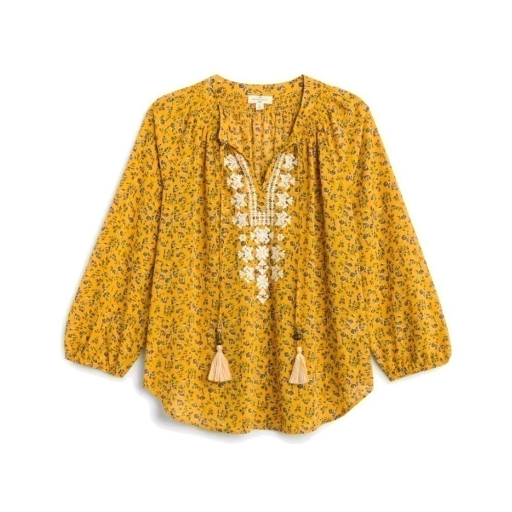 Stitch Fix Violets & Roses floral top
